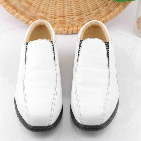 VTG Nike Womens Air Presto Golf Shoe Size 8 White Slip On Soft Spikes Verdana - Picture 3 of 12